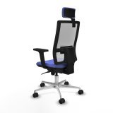 Kontorstol med hovedgrde Piqueras y Crespo 2D086N2 Lysebl #4