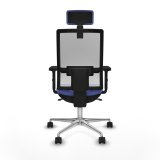 Kontorstol med hovedgrde Piqueras y Crespo 2D086N2 Lysebl #5