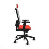 Kontorstol med hovedgrde Piqueras y Crespo 2D066N2 Mrk orange #7