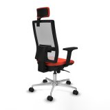 Kontorstol med hovedgrde Piqueras y Crespo 2D086N2 Mrk orange #6