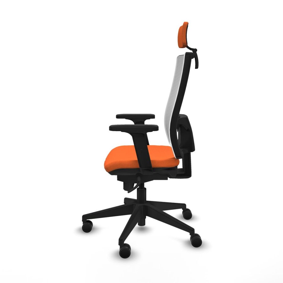 Kontorstol med hovedgrde Piqueras y Crespo 2D066N2 Orange #3