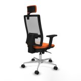 Kontorstol med hovedgrde Piqueras y Crespo 2D086N2 Orange #6