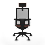 Kontorstol med hovedgrde Piqueras y Crespo 2D066N2 Hvid Brun #5