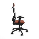 Kontorstol med hovedgrde Piqueras y Crespo 2D066N2 Hvid Brun #7