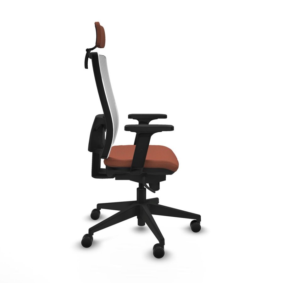 Kontorstol med hovedgrde Piqueras y Crespo 2D066N2 Hvid Brun #7