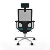 Kontorstol med hovedgrde Piqueras y Crespo 2D086N2 Turkisbl #5