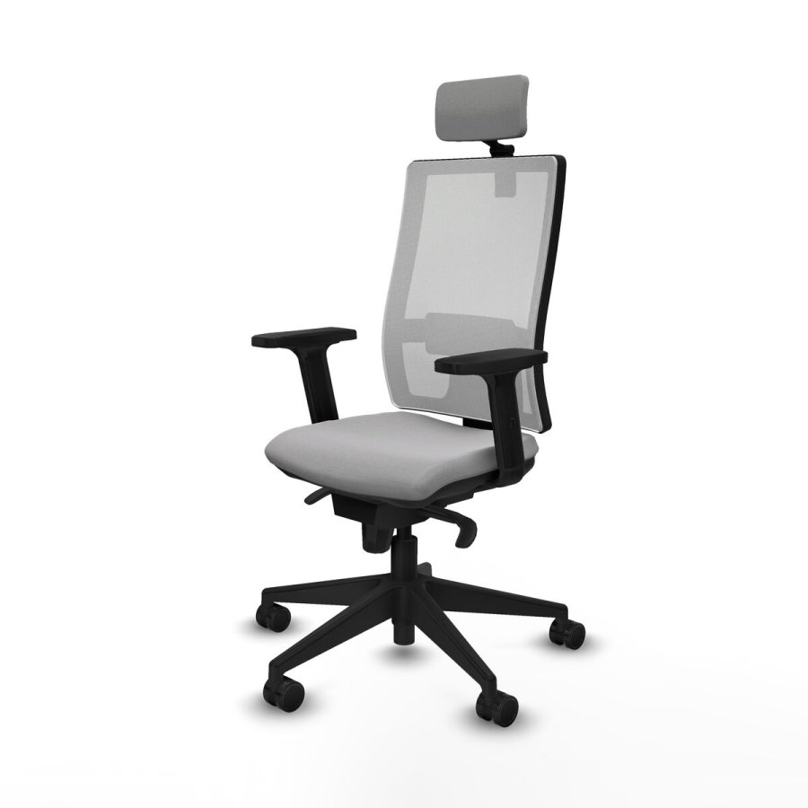 Kontorstol med hovedgrde Piqueras y Crespo 2D066N2 Lysegr #2