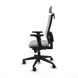 Kontorstol med hovedgrde Piqueras y Crespo 2D066N2 Lysegr #3