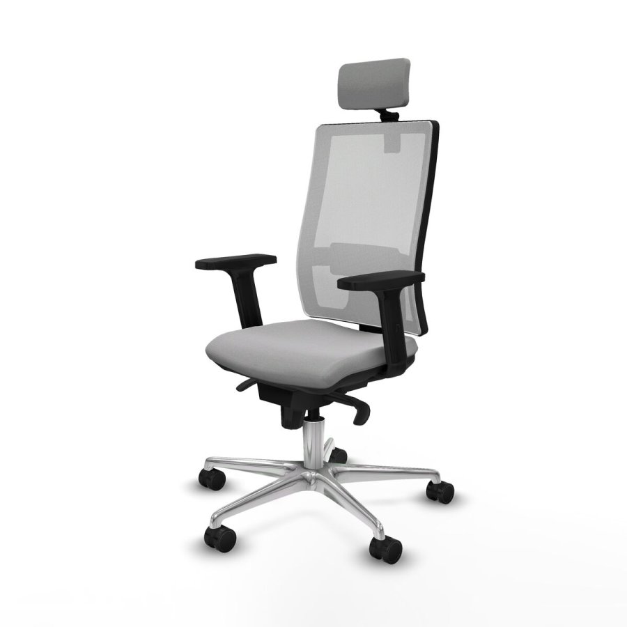 Kontorstol med hovedgrde Piqueras y Crespo 2D086N2 Lysegr #2