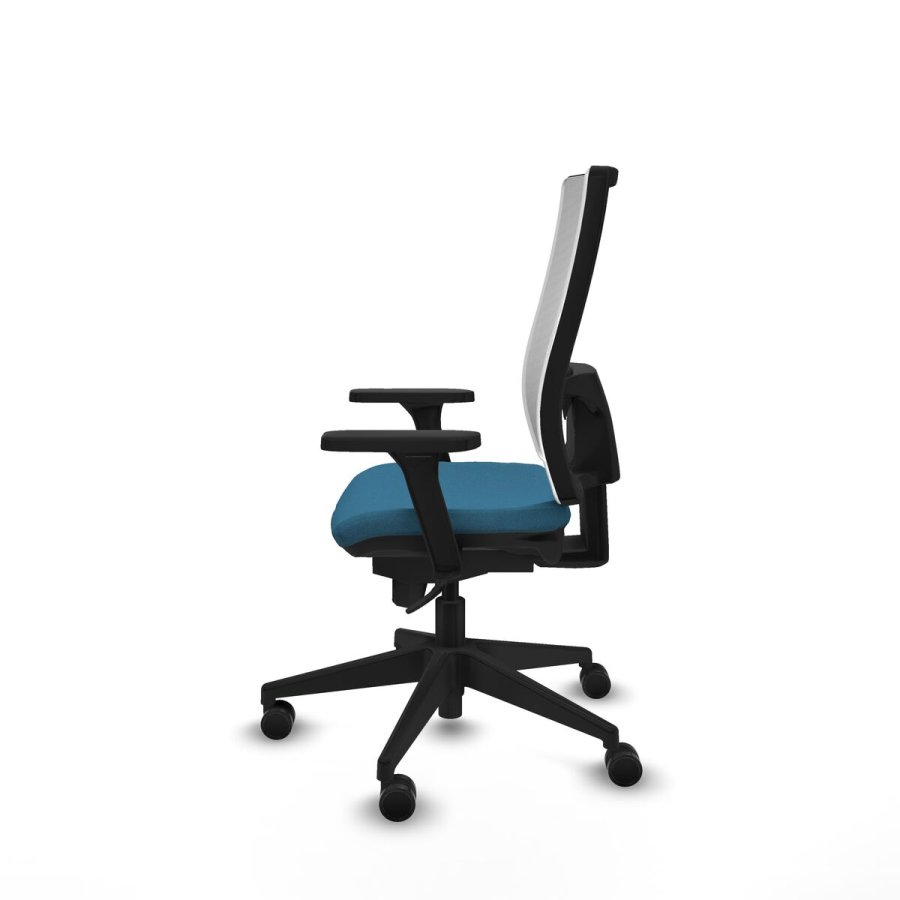 Kontorstol Piqueras y Crespo 3D066N0 Hvid Petroleum grn #3