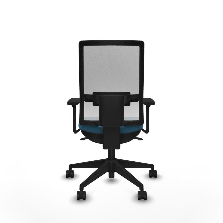 Kontorstol Piqueras y Crespo 3D066N0 Hvid Petroleum grn #5