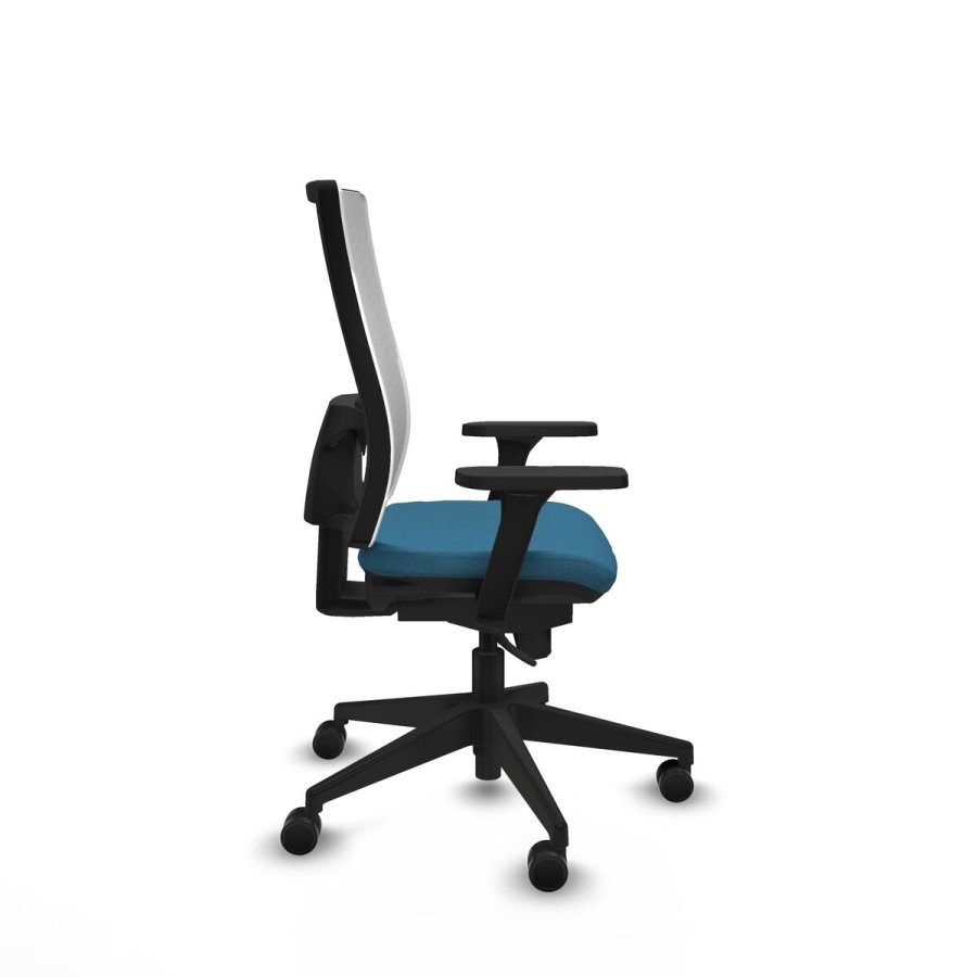 Kontorstol Piqueras y Crespo 3D066N0 Hvid Petroleum grn #7