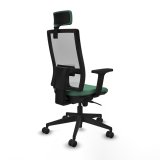 Kontorstol med hovedg�rde Piqueras y Crespo 2D066N2 Smaragdgr�n #6