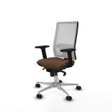 Kontorstol Piqueras y Crespo 2D086N0 Hvid Mrkebrun #2