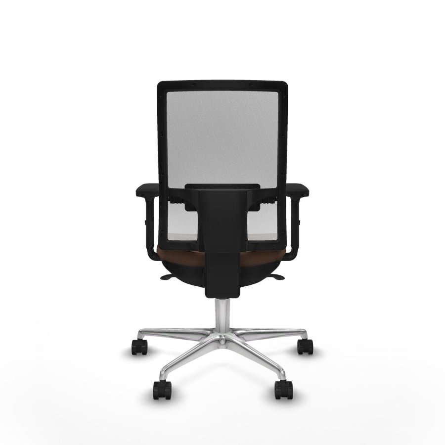 Kontorstol Piqueras y Crespo 2D086N0 Hvid Mrkebrun #5