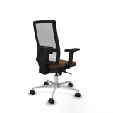 Kontorstol Piqueras y Crespo 2D086N0 Hvid Mrkebrun #6