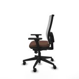 Kontorstol Piqueras y Crespo 3D066N0 Hvid Mrkebrun #3