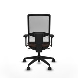 Kontorstol Piqueras y Crespo 3D066N0 Hvid Mrkebrun #5