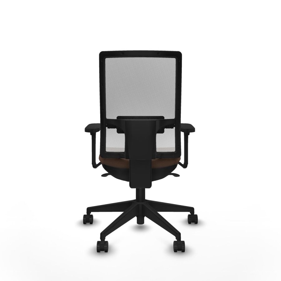 Kontorstol Piqueras y Crespo 3D066N0 Hvid Mrkebrun #5