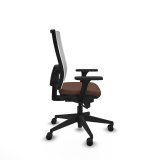 Kontorstol Piqueras y Crespo 3D066N0 Hvid Mrkebrun #7