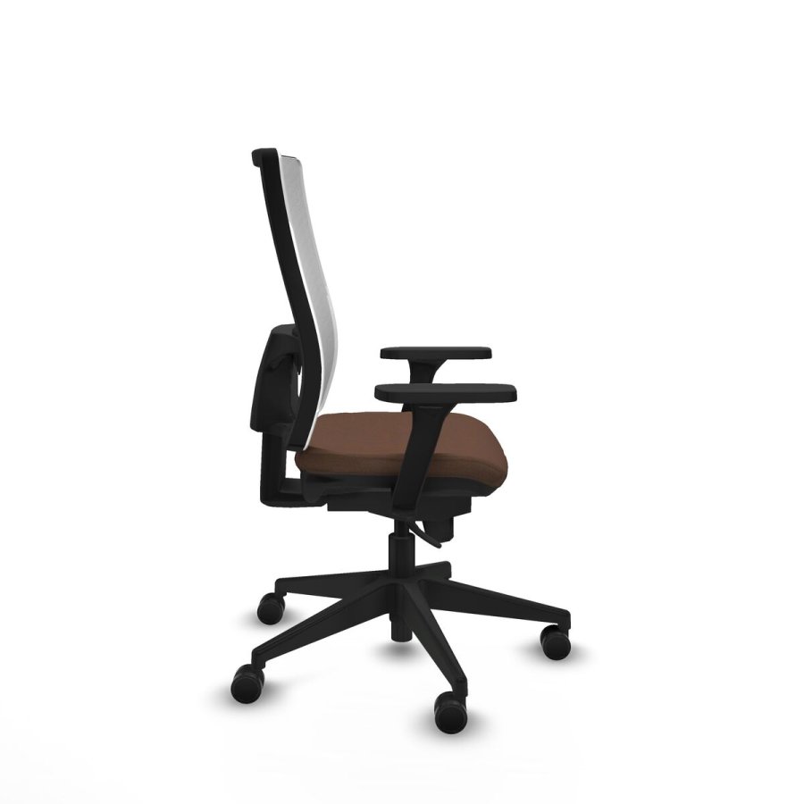 Kontorstol Piqueras y Crespo 3D066N0 Hvid Mrkebrun #7