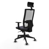 Kontorstol Horna Piqueras y Crespo 1D066G1 M�rkegr� #4