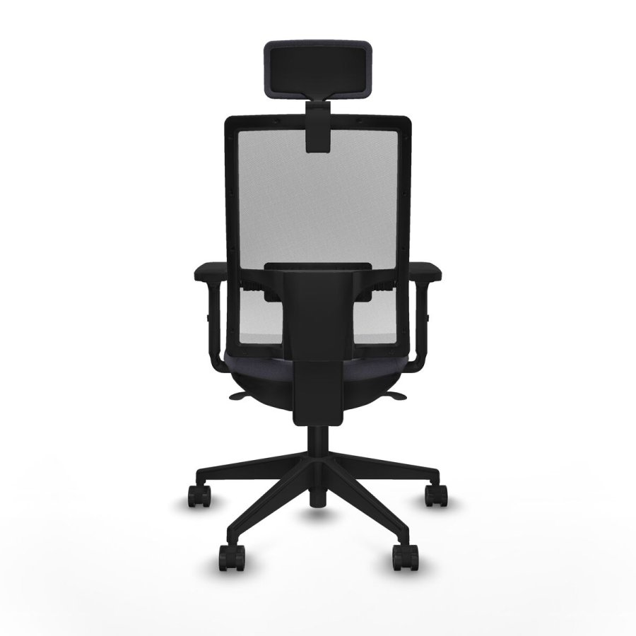 Kontorstol med hovedgrde Piqueras y Crespo 2D066N2 Mrkegr #5