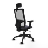 Kontorstol med hovedgrde Piqueras y Crespo 2D066N2 Mrkegr #6