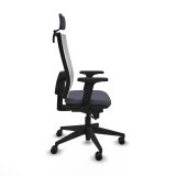 Kontorstol med hovedgrde Piqueras y Crespo 2D066N2 Mrkegr #7