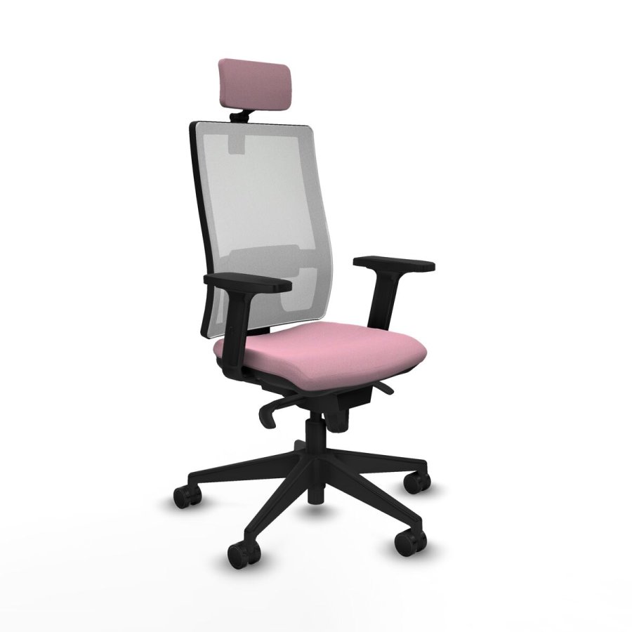 Kontorstol med hovedgrde Piqueras y Crespo 2D066N2 Pink #1