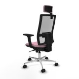 Kontorstol med hovedgrde Piqueras y Crespo 2D086N2 Pink #4