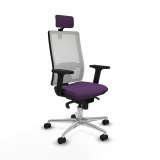 Kontorstol med hovedgrde Piqueras y Crespo 2D086N2 Lilla #1