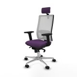 Kontorstol med hovedgrde Piqueras y Crespo 2D086N2 Lilla #2