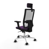 Kontorstol med hovedgrde Piqueras y Crespo 2D086N2 Lilla #4