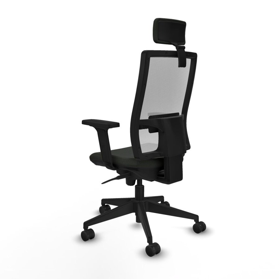 Kontorstol med hovedgrde Piqueras y Crespo 2D066N2 Sort #4