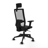 Kontorstol med hovedgrde Piqueras y Crespo 2D066N2 Sort #6