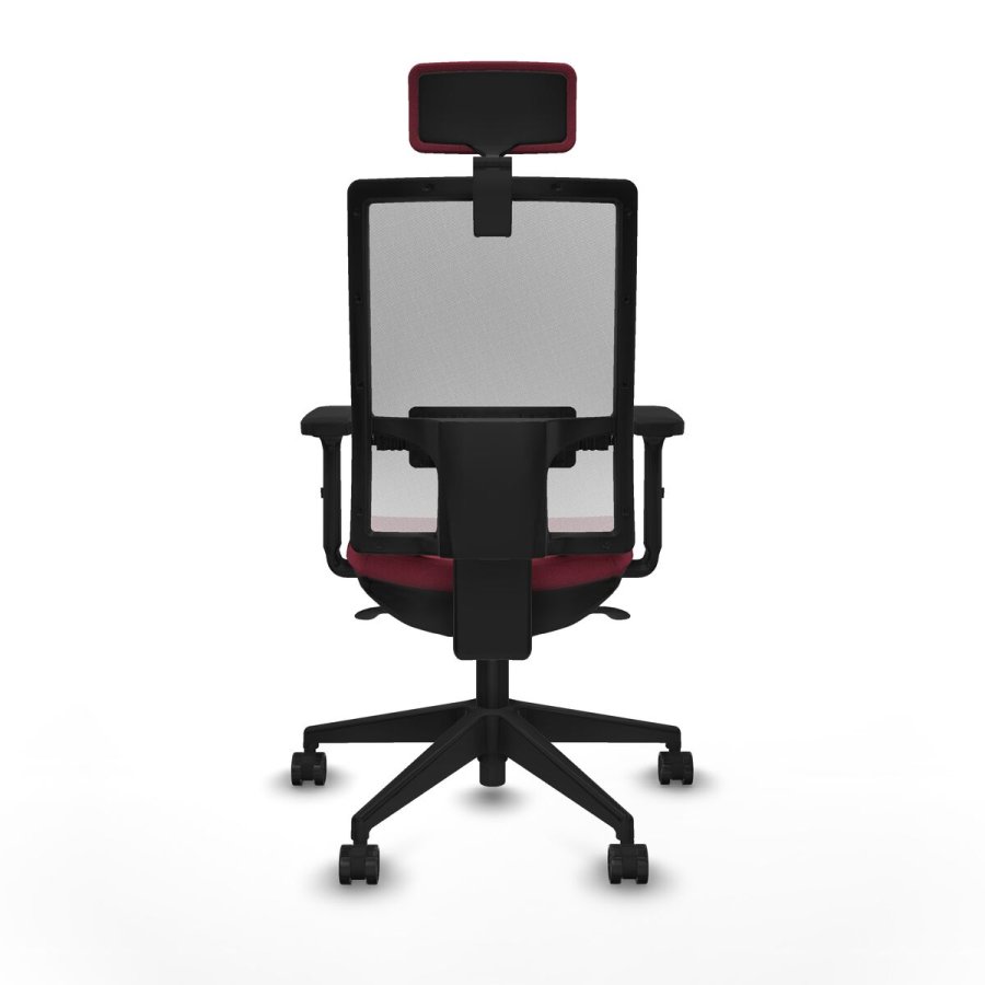 Kontorstol med hovedgrde Piqueras y Crespo 2D066N2 Rdbrun #5