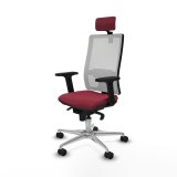 Kontorstol med hovedgrde Piqueras y Crespo 2D086N2 Rdbrun #2