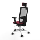 Kontorstol med hovedgrde Piqueras y Crespo 2D086N2 Rdbrun #4