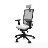 Kontorstol med hovedgrde Piqueras y Crespo 2D066N2 Hvid #2