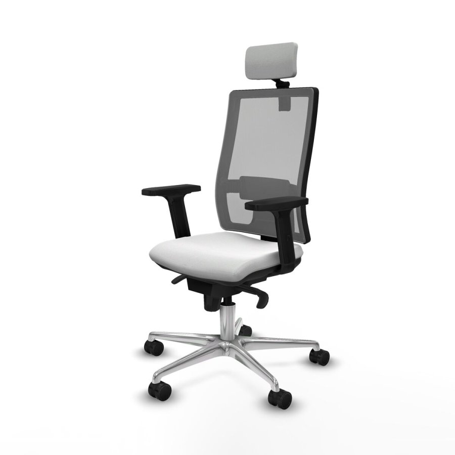 Kontorstol med hovedgrde Piqueras y Crespo 2D086N2 Hvid #2