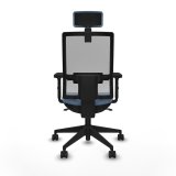 Kontorstol med hovedgrde Piqueras y Crespo 2D066N2 Himmelbl #5