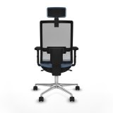 Kontorstol med hovedgrde Piqueras y Crespo 2D086N2 Himmelbl #5