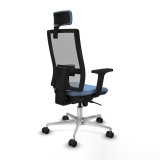 Kontorstol med hovedgrde Piqueras y Crespo 2D086N2 Himmelbl #6