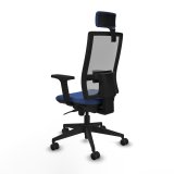 Kontorstol med hovedgrde Piqueras y Crespo 2D066N2 Marinebl #4