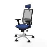 Kontorstol med hovedgrde Piqueras y Crespo 2D086N2 Marinebl #2