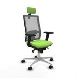 Kontorstol med hovedgrde Piqueras y Crespo 2D086N2 Pistacie #1