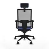 Kontorstol med hovedgrde Piqueras y Crespo 2D066N2 Lysebl #5