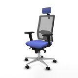 Kontorstol med hovedgrde Piqueras y Crespo 2D086N2 Lysebl #2