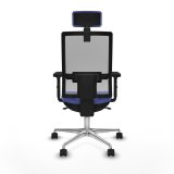 Kontorstol med hovedgrde Piqueras y Crespo 2D086N2 Lysebl #5